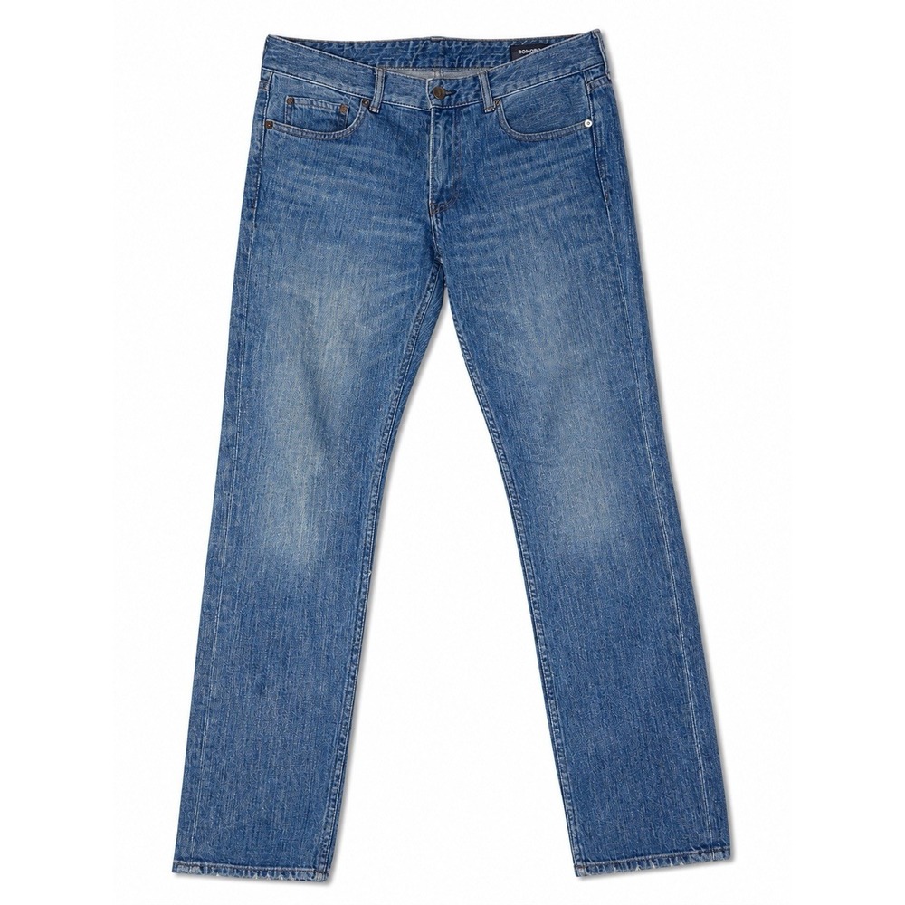 Bonobos Men's Jeans 32x30 Slim Straight Blue Denim Medium Wash